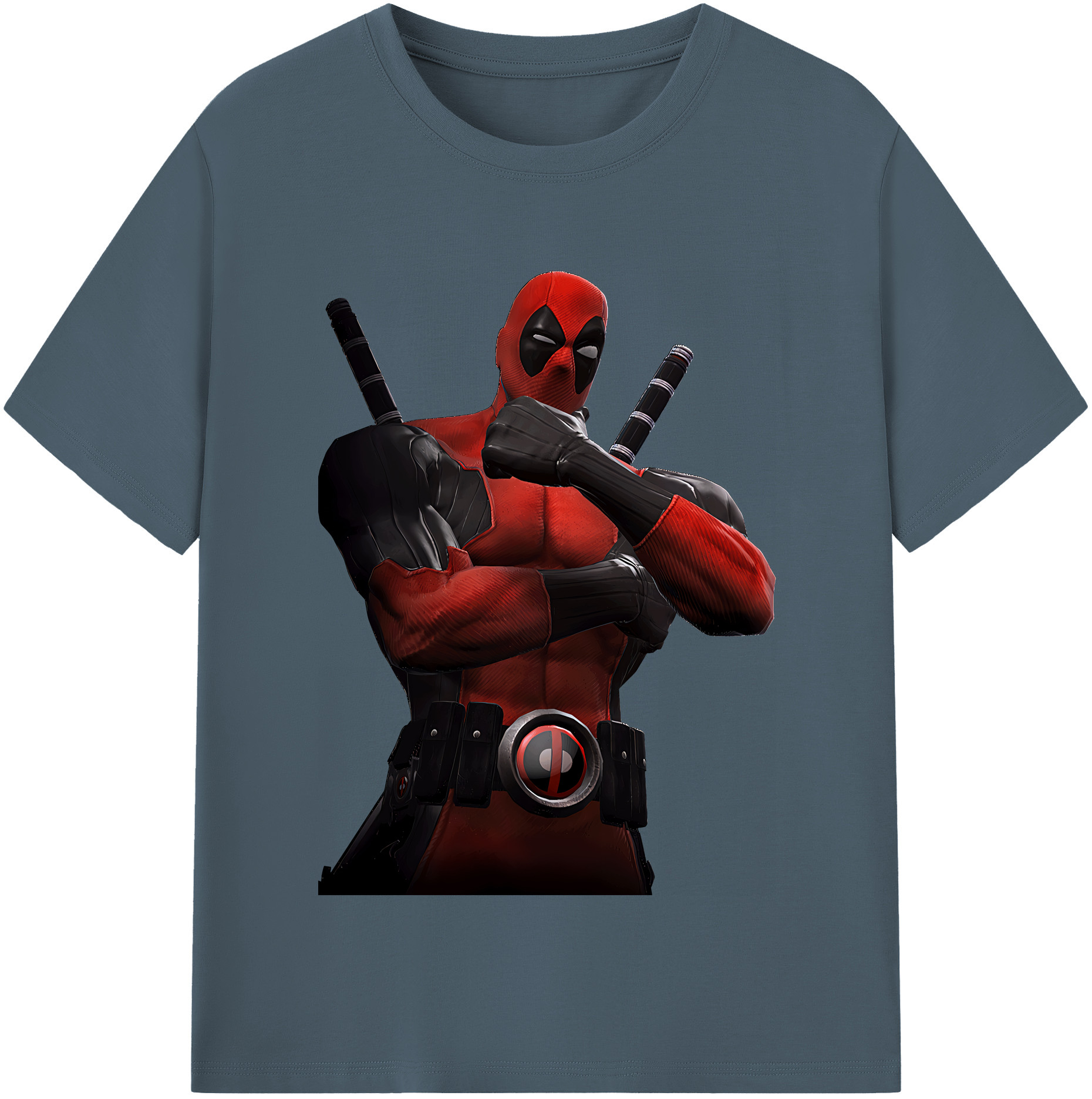 （画像用） Deadpool デッドプール 綿100％半袖Tシャツ（フロントプリント）